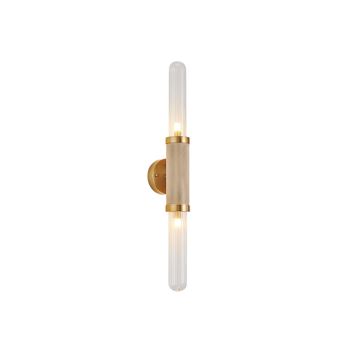 Alorira aplique de pared columnar de vidrio estilo nórdico