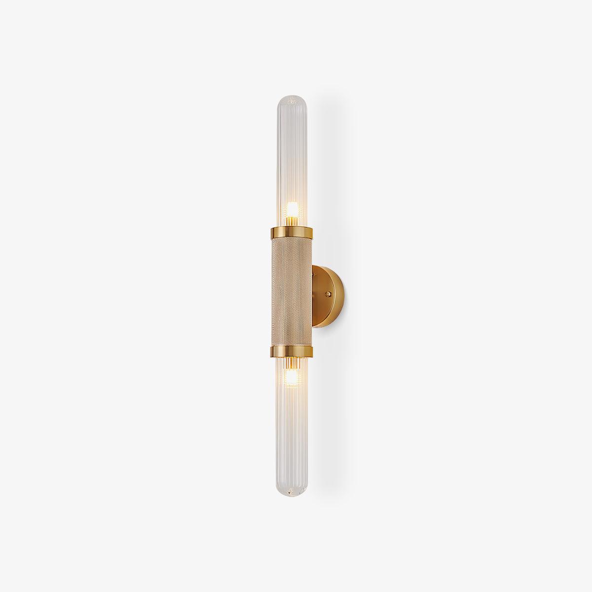 Alorira aplique de pared columnar de vidrio estilo nórdico