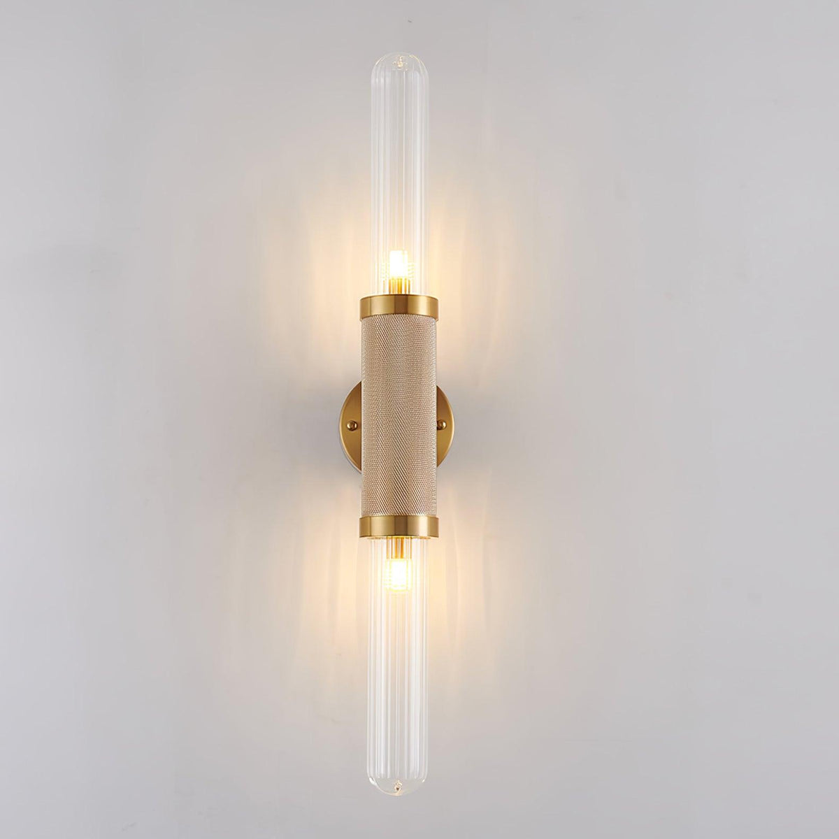 Alorira aplique de pared columnar de vidrio estilo nórdico