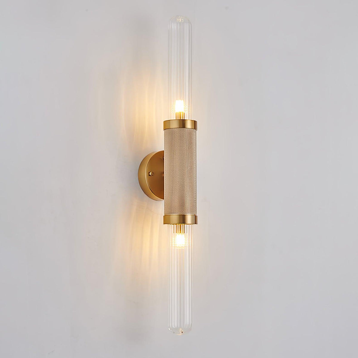 Alorira aplique de pared columnar de vidrio estilo nórdico