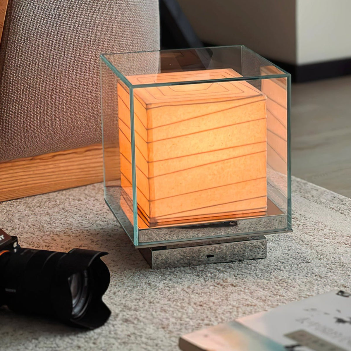 Pryn lámpara de mesa Cube