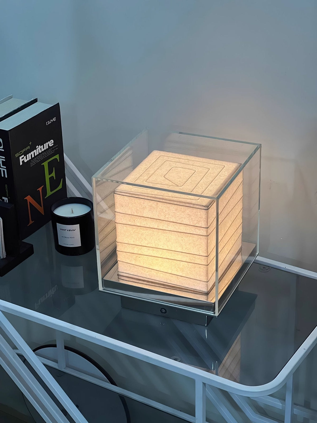 Pryn lámpara de mesa Cube