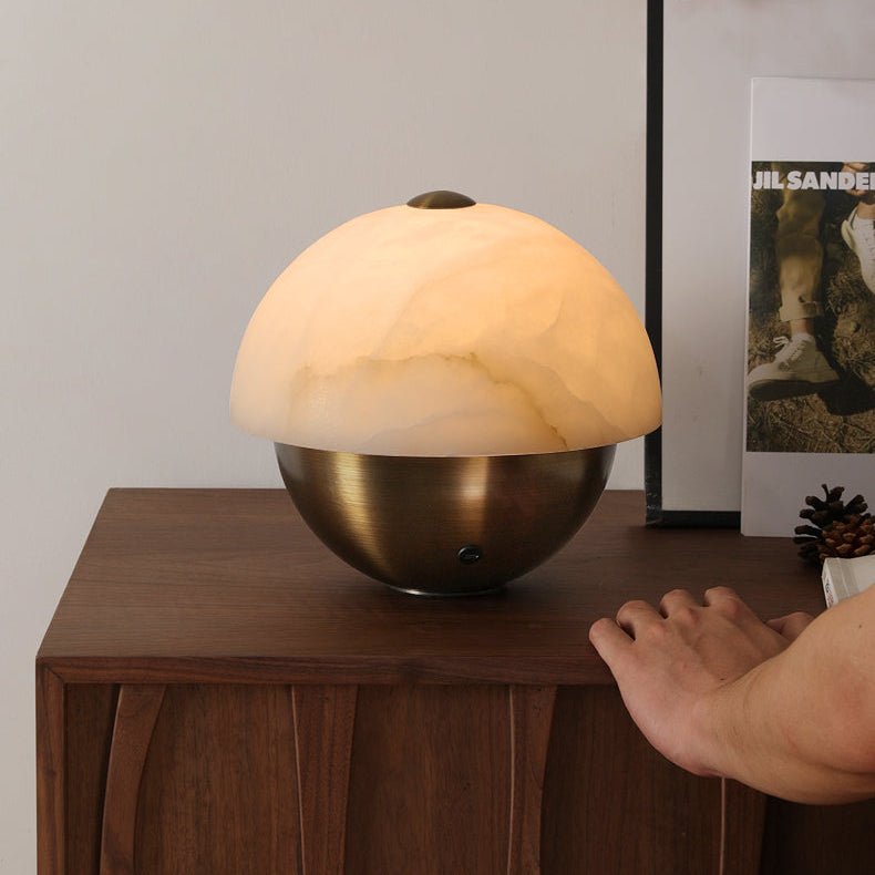 Crol lámpara de mesa alabastro mini