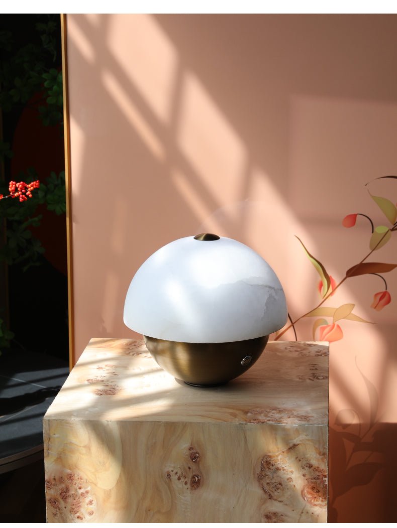 Crol lámpara de mesa alabastro mini