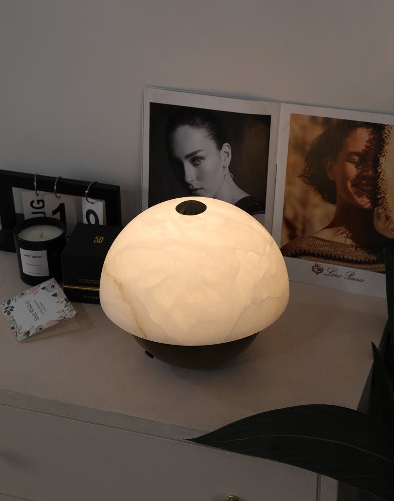 Crol lámpara de mesa alabastro mini