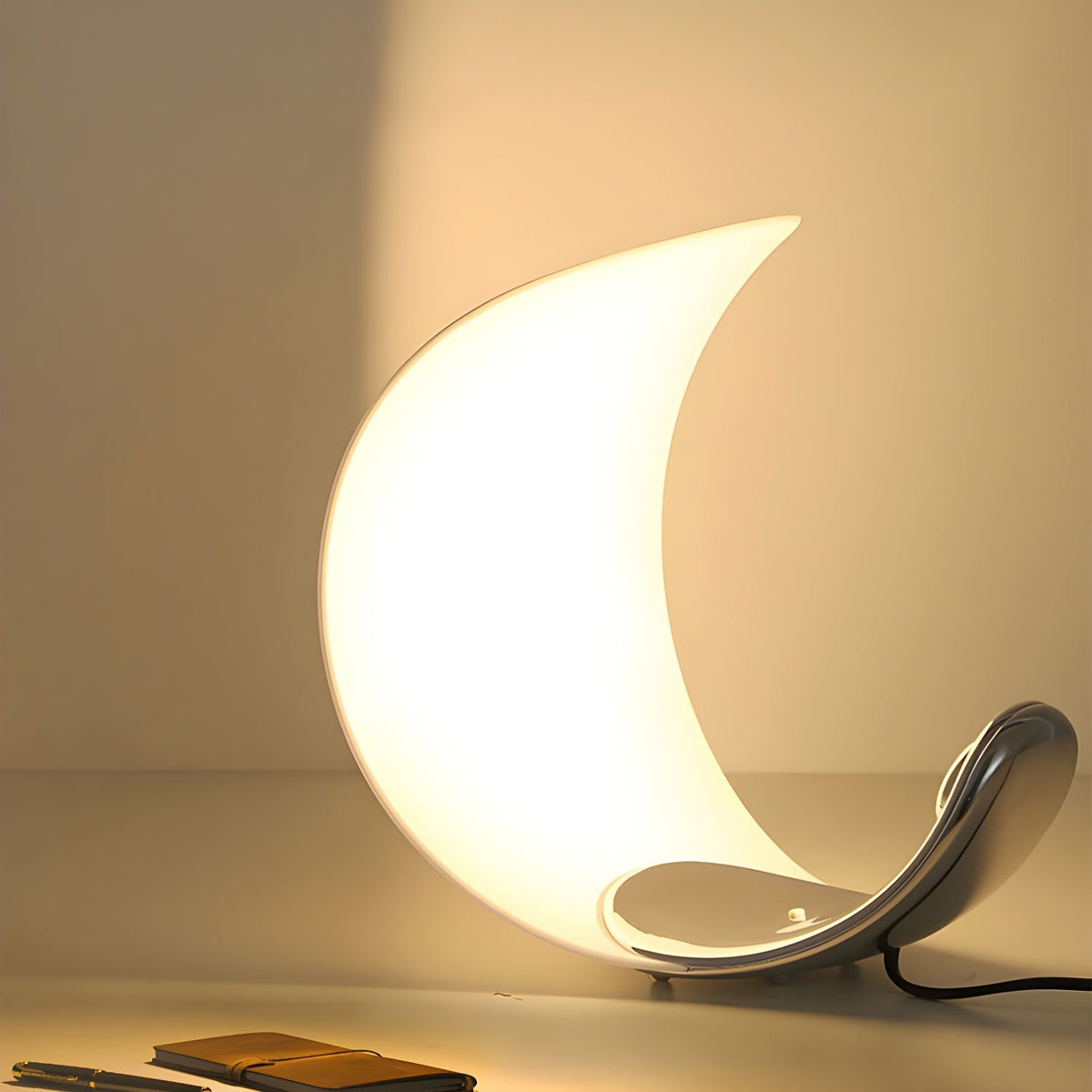 Lunora lámpara de mesa elegante Flow