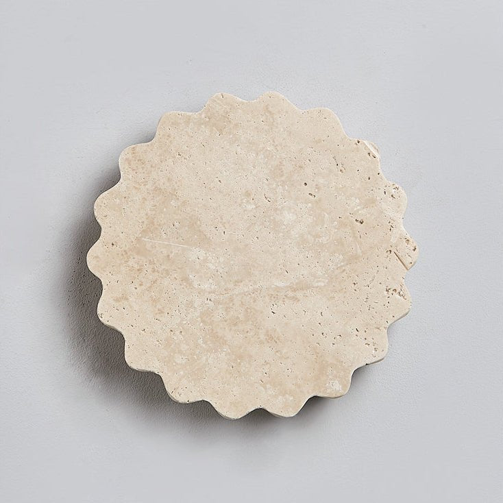 Viraanette aplique de pared Luna con borde escotillado