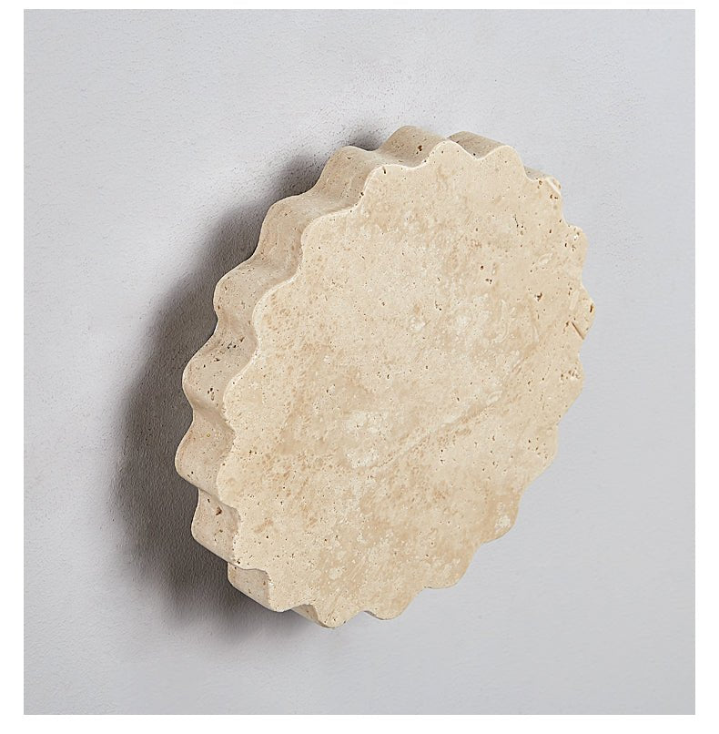 Viraanette aplique de pared Luna con borde escotillado