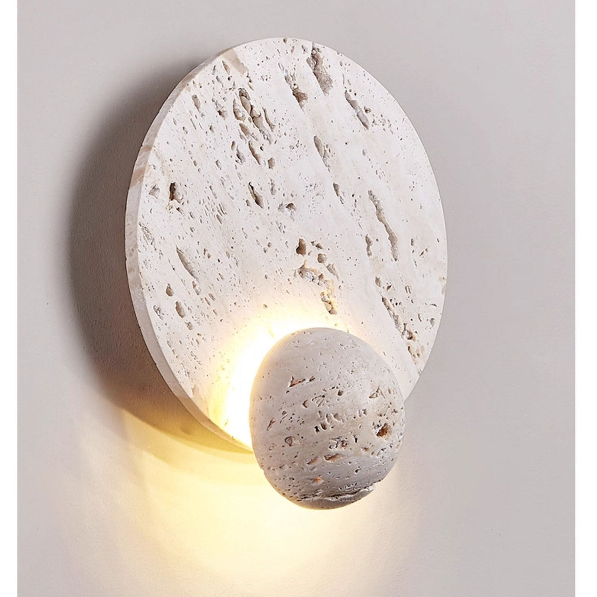 Norivaine aplique de pared Eclipse travertino beige