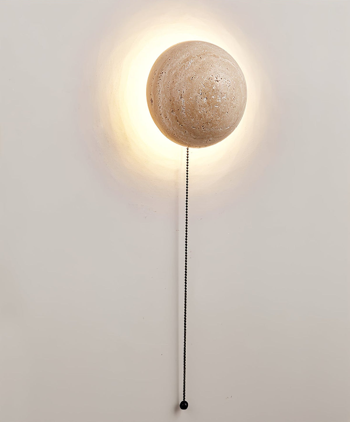 Vexael aplique de pared minimalista de travertino