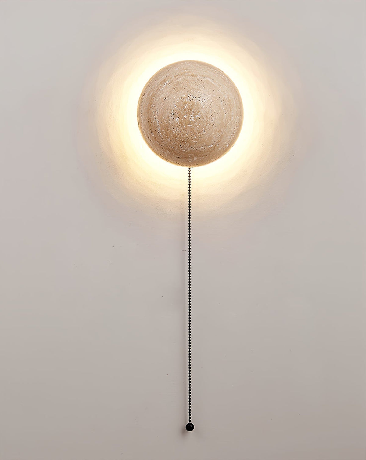 Vexael aplique de pared minimalista de travertino