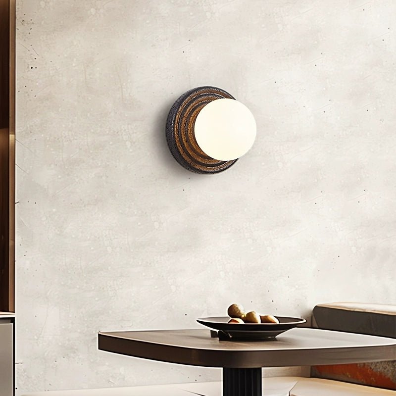 Mevx aplique de pared travertino / lámpara de techo