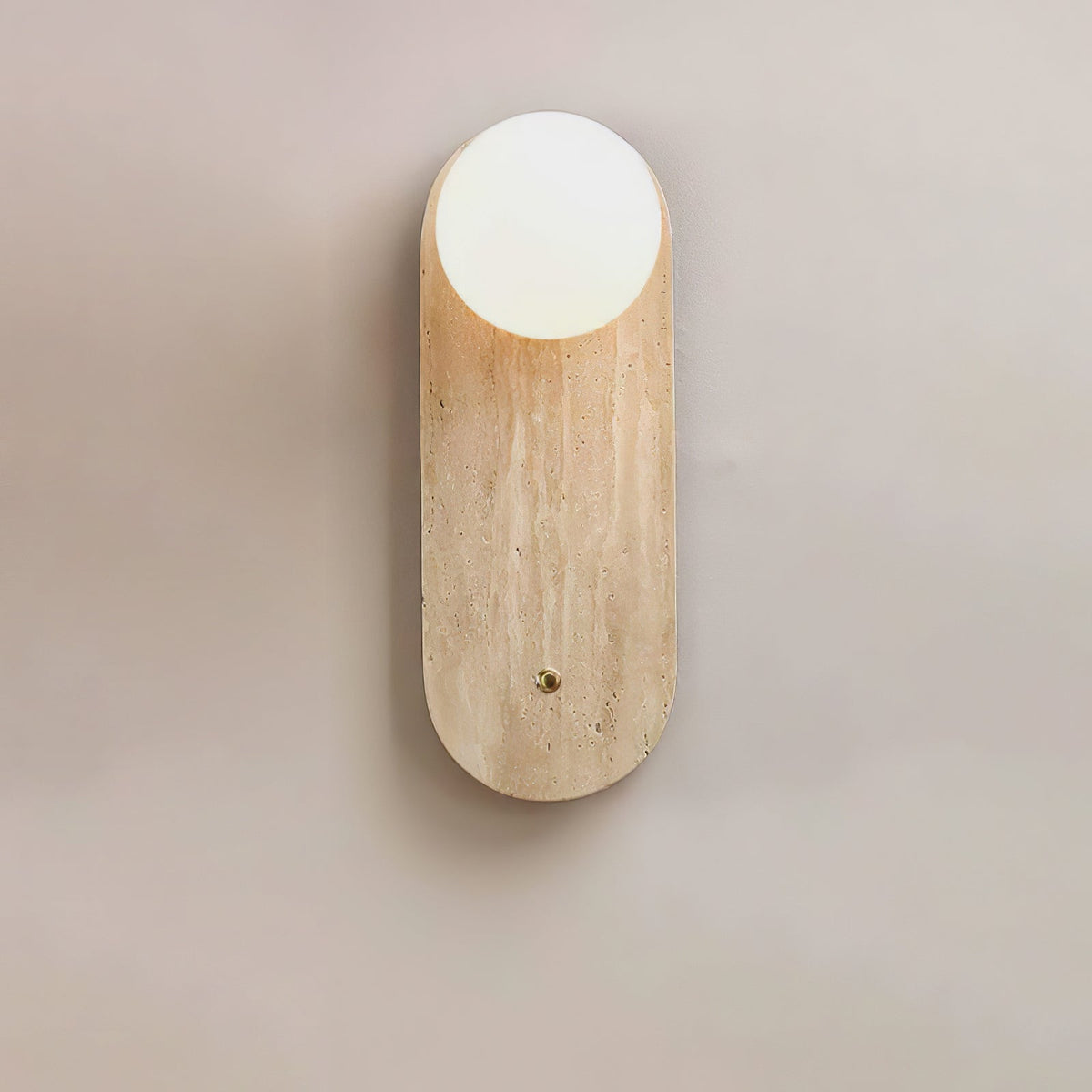 Aurevon aplique de pared minimalista en travertino