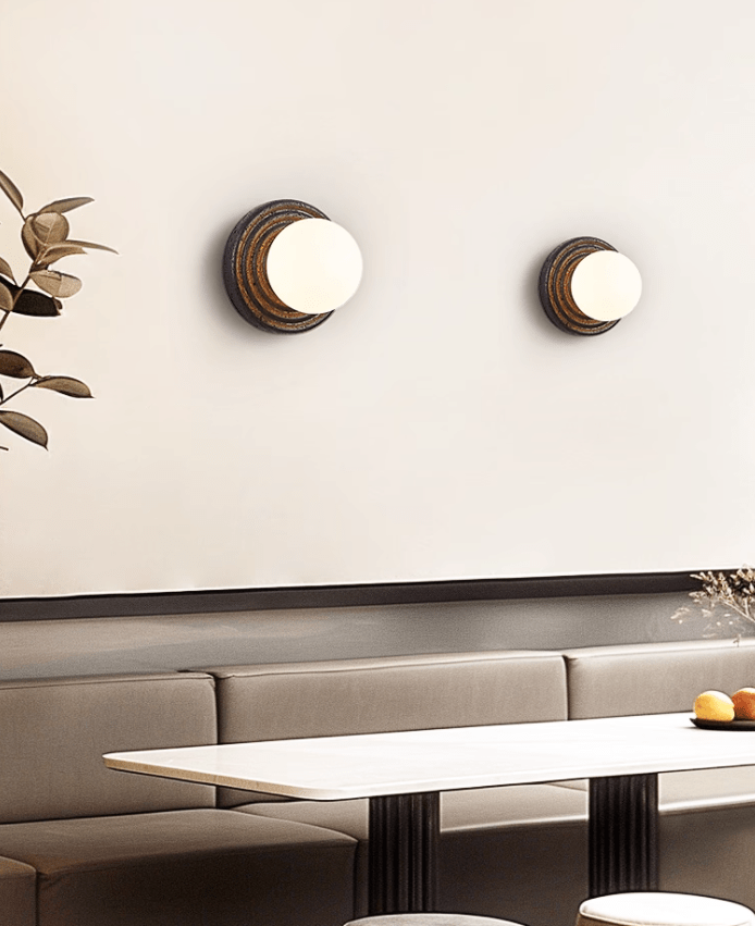 Mevx aplique de pared travertino / lámpara de techo