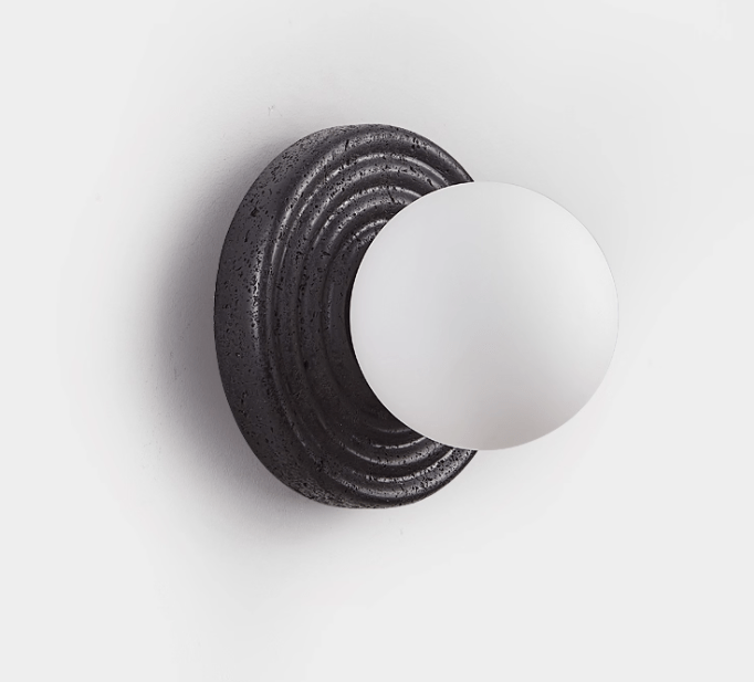 Mevx aplique de pared travertino / lámpara de techo