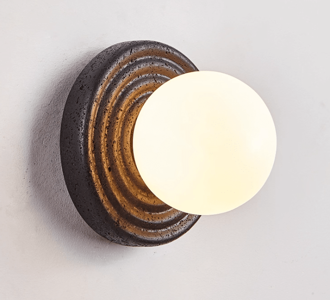 Mevx aplique de pared travertino / lámpara de techo