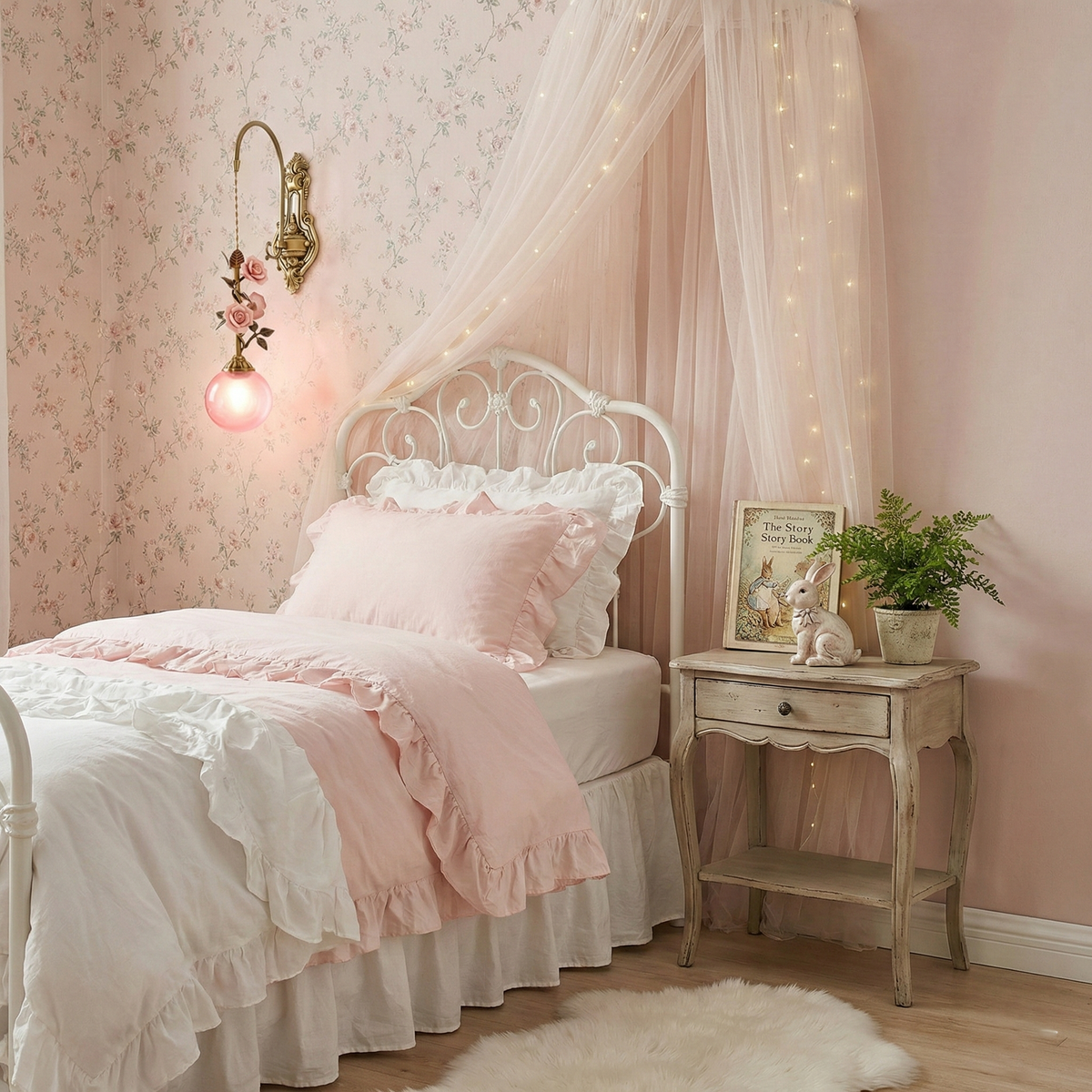 Roseline aplique de pared