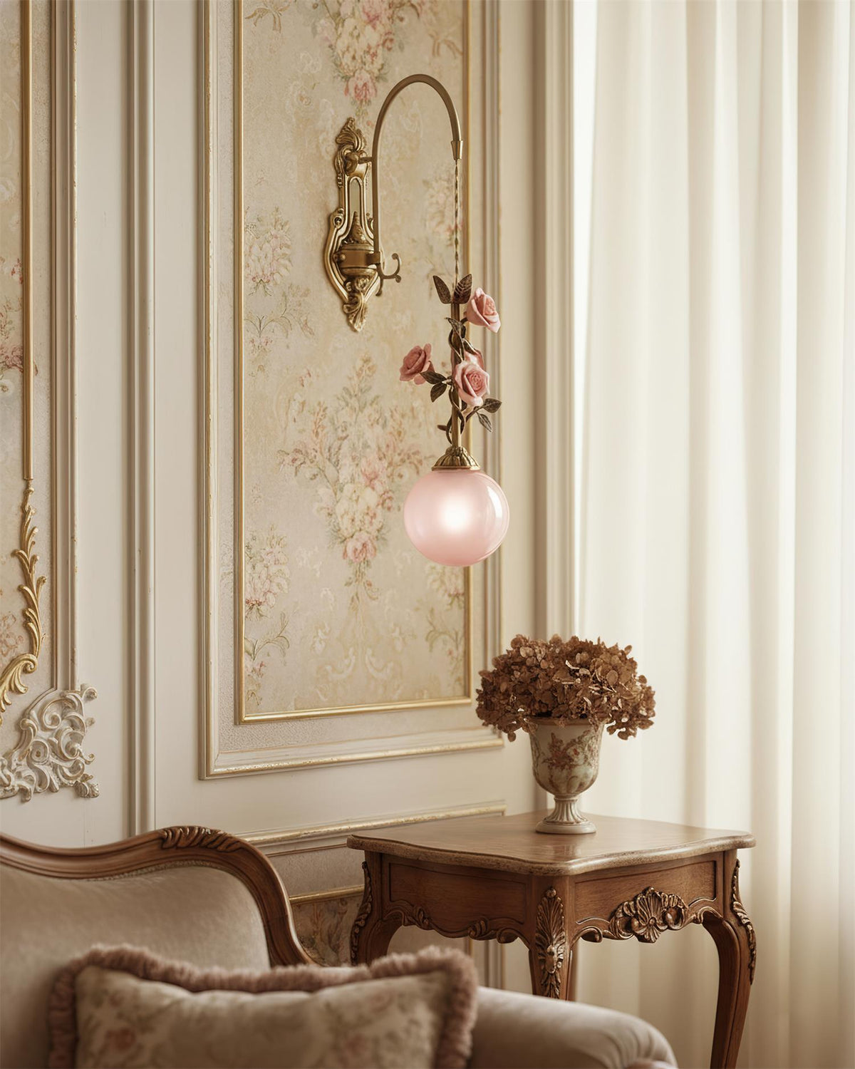 Roseline aplique de pared