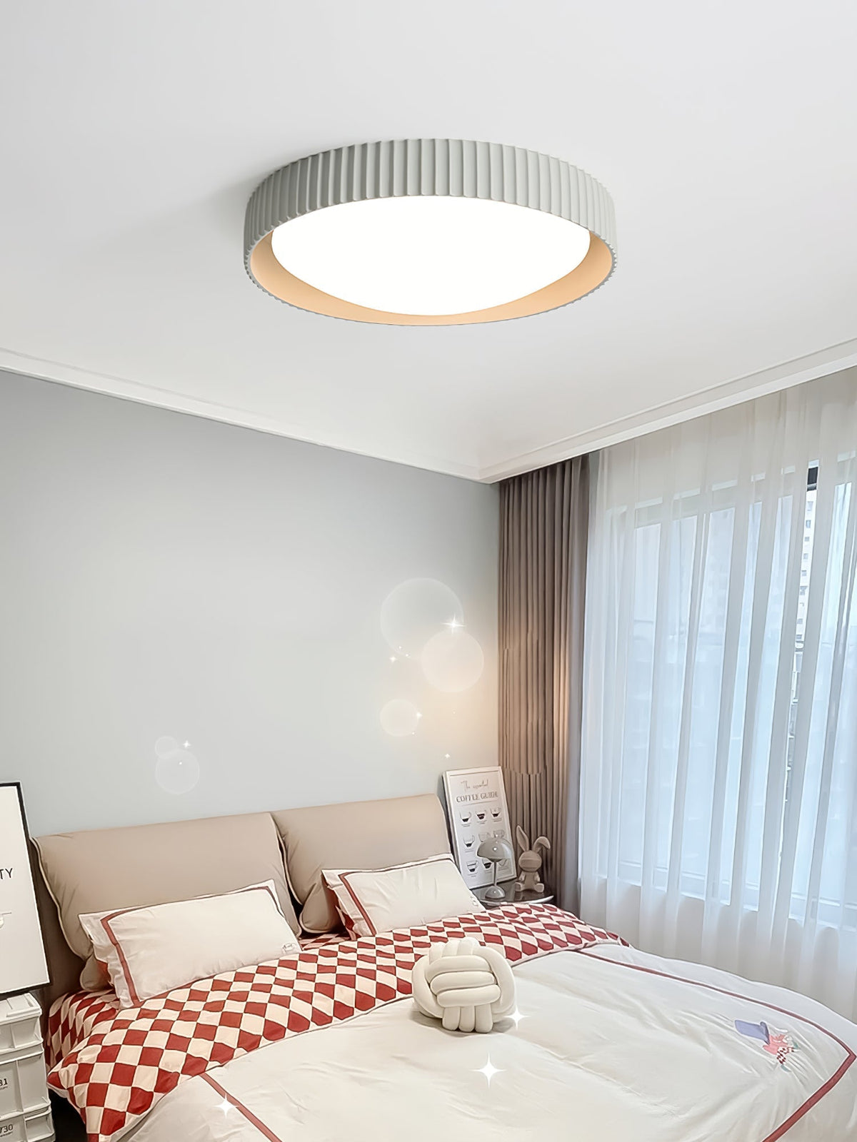 Alesin lámpara de techo moderna minimalista de resina