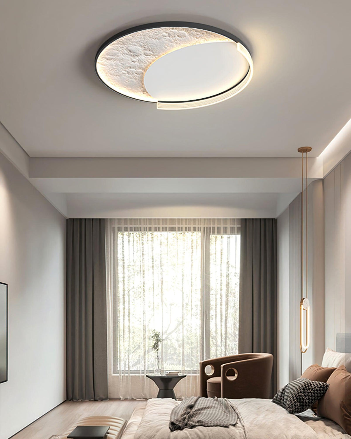 Syvine lámpara de techo Art Lunar Led nórdico