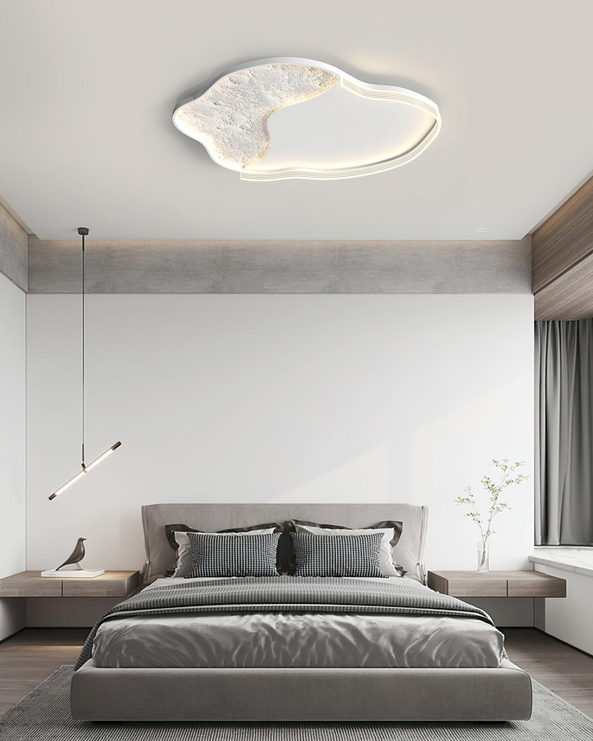 Syvine lámpara de techo Art Lunar Led nórdico