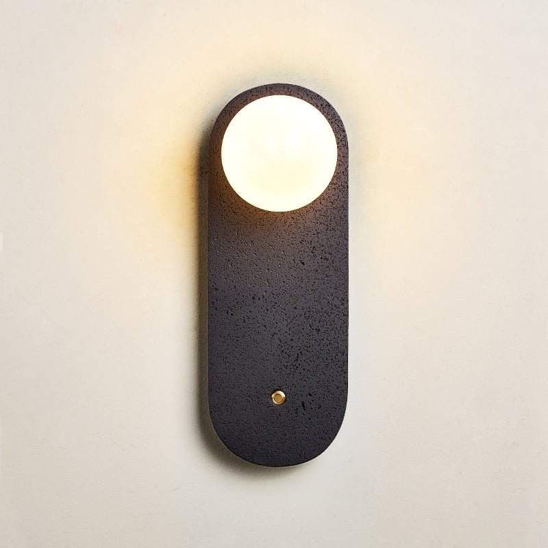 Taveella aplique de pared travertino negro