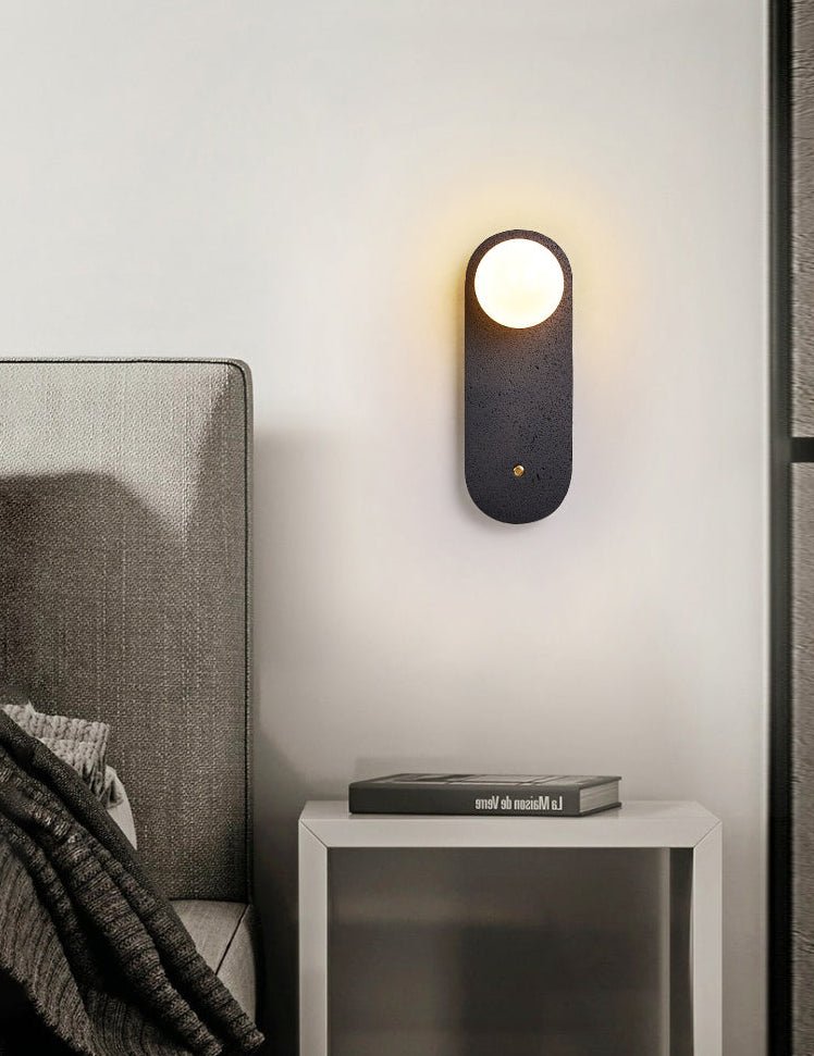 Taveella aplique de pared travertino negro