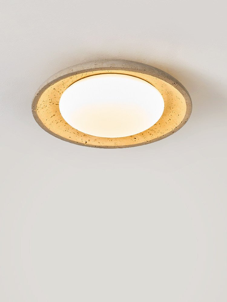 Tavuena lámpara de techo travertino amarillo
