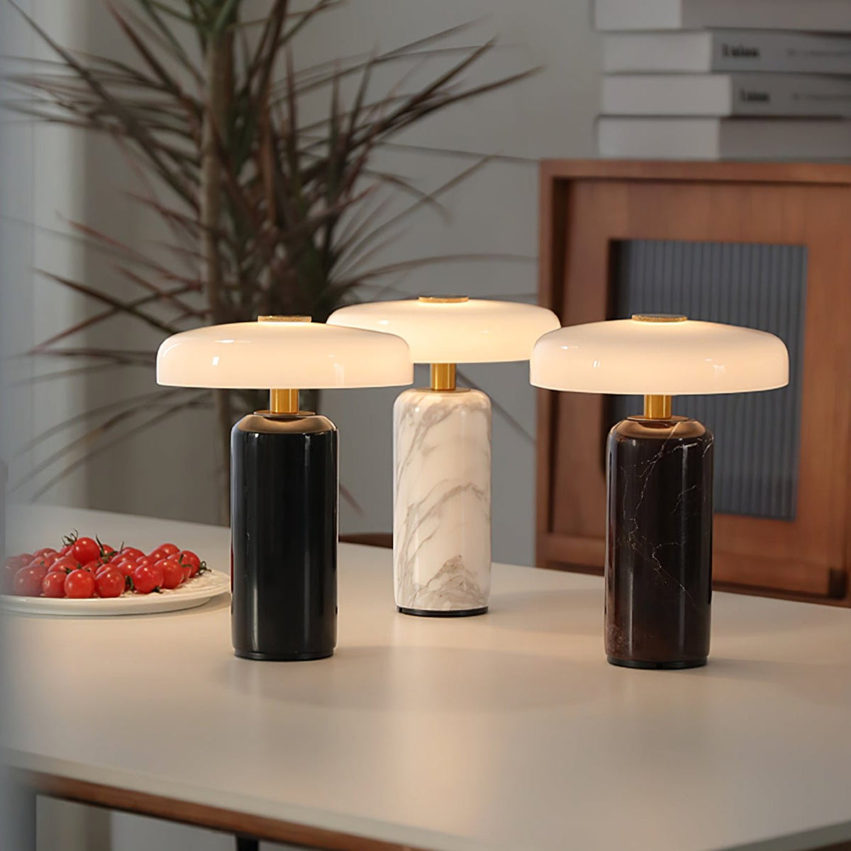 Ryvek lámpara de mesa moderna de mármol