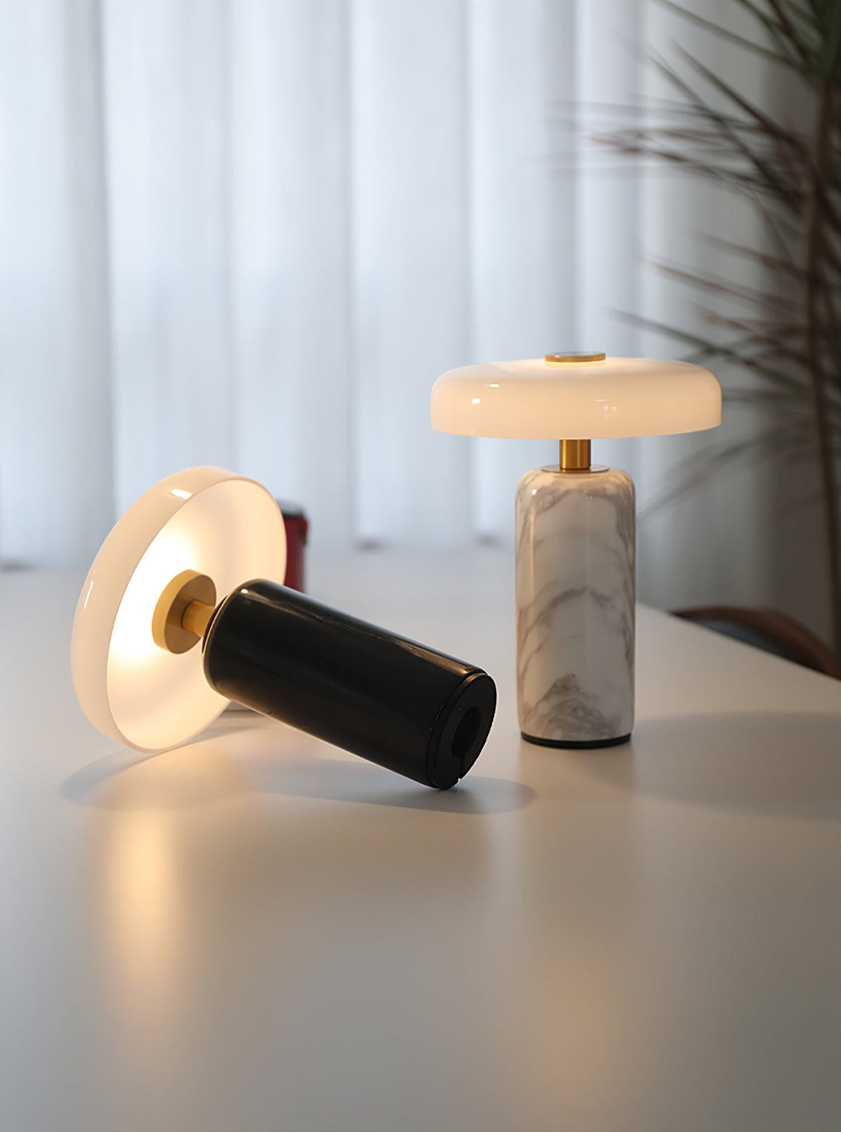 Ryvek lámpara de mesa moderna de mármol