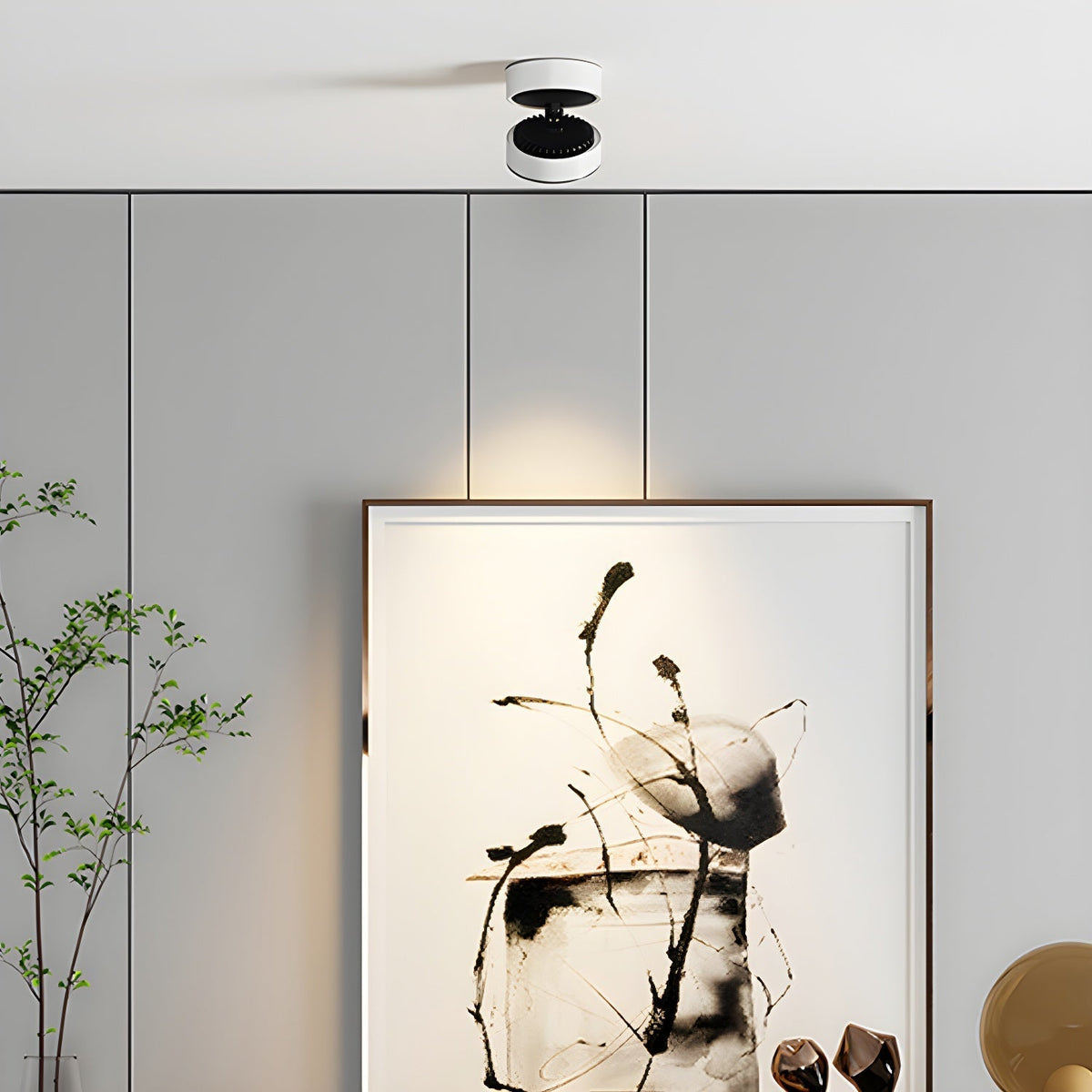 Covena lámpara de techo moderna minimalista regulable