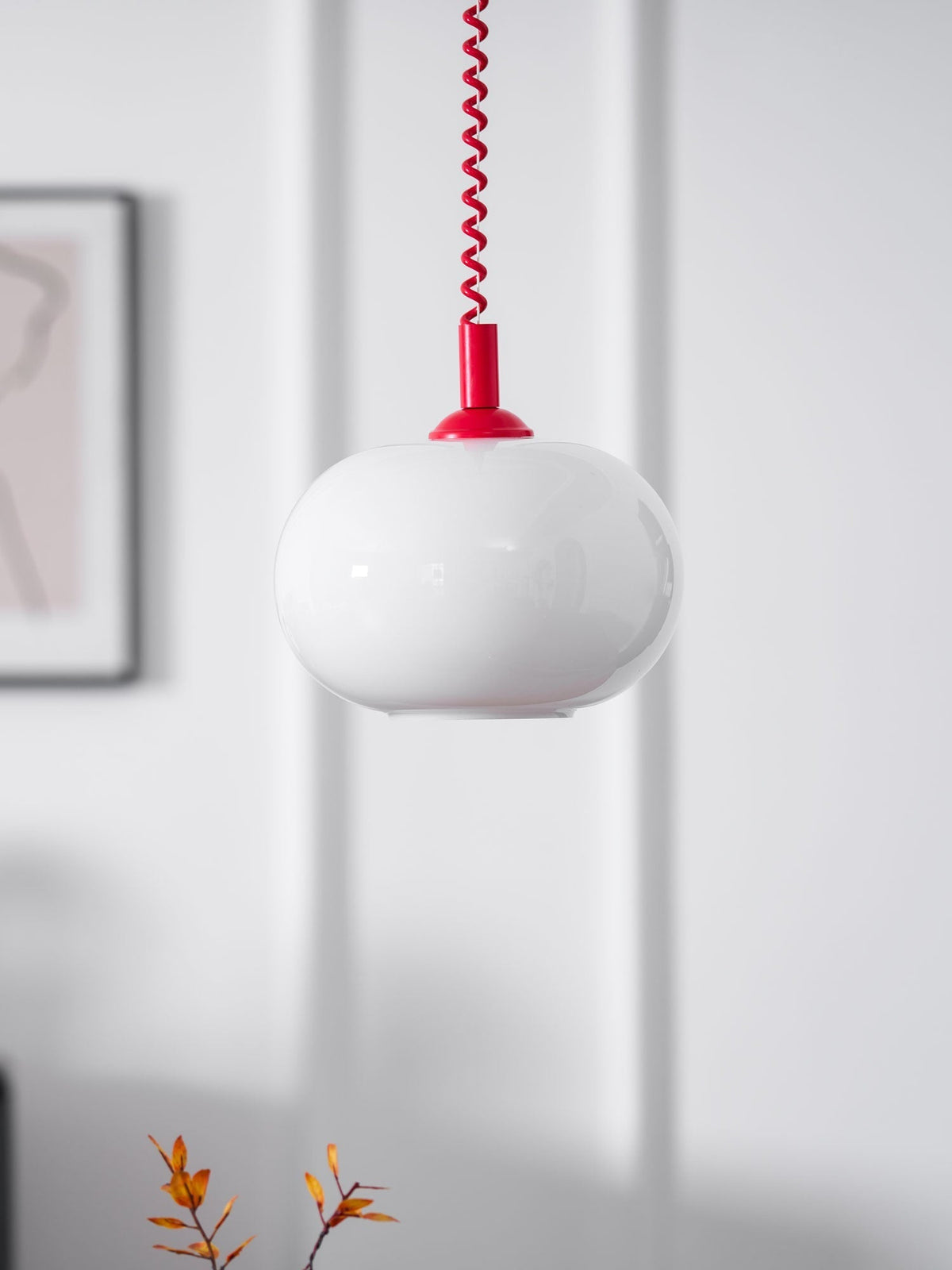 Euvora vidrio lámpara colgante de estilo clásico