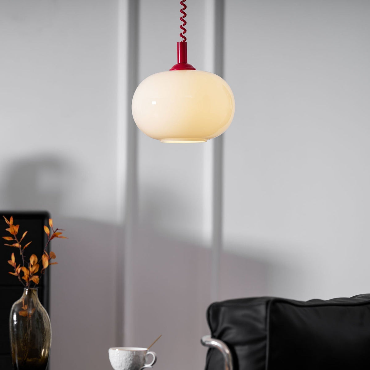 Euvora vidrio lámpara colgante de estilo clásico