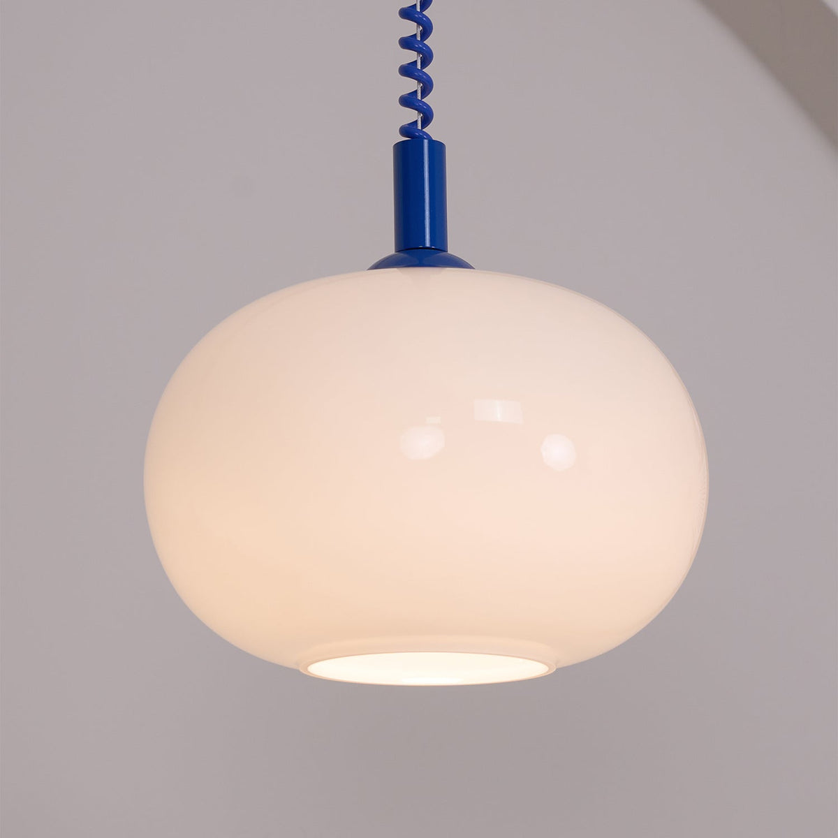 Euvora vidrio lámpara colgante de estilo clásico