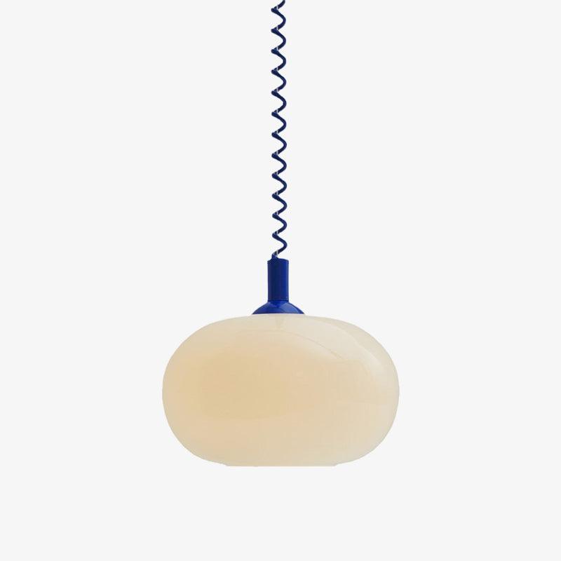 Euvora vidrio lámpara colgante de estilo clásico