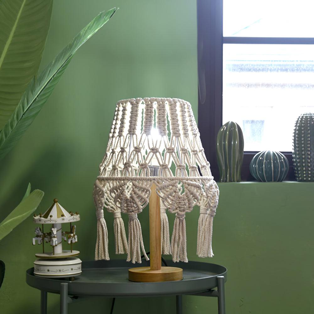 Tassara lámpara de mesa de madera