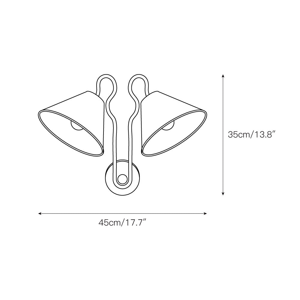 Orelorenne aplique de pared