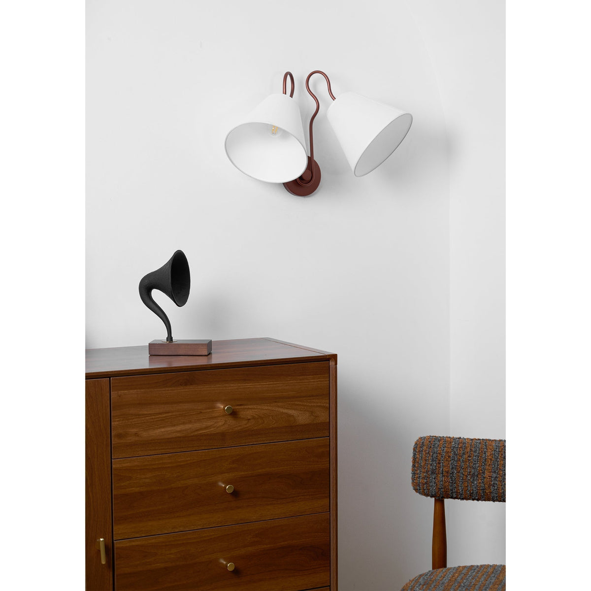 Elthayra Aplique de pared Tela Vintage Industrial
