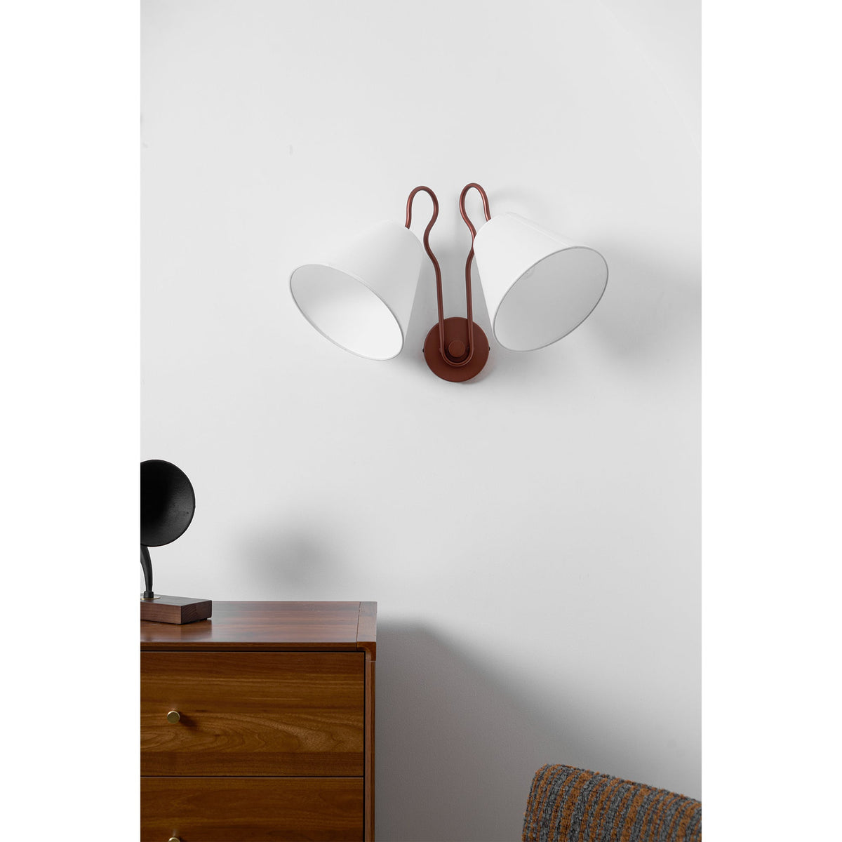 Elthayra Aplique de pared Tela Vintage Industrial