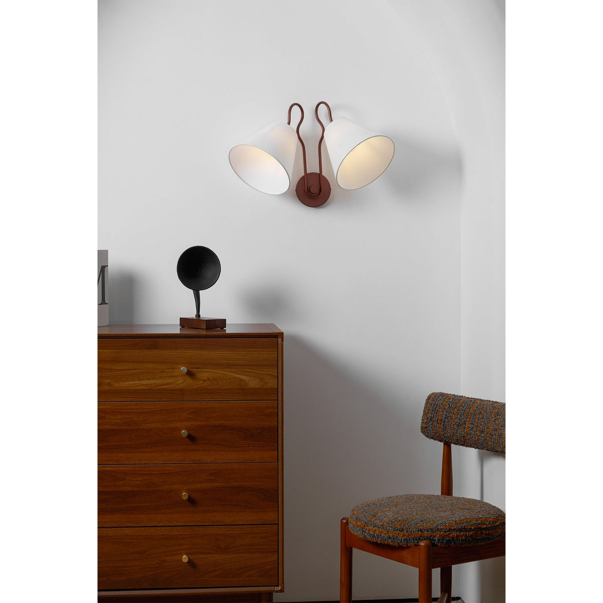Elthayra Aplique de pared Tela Vintage Industrial