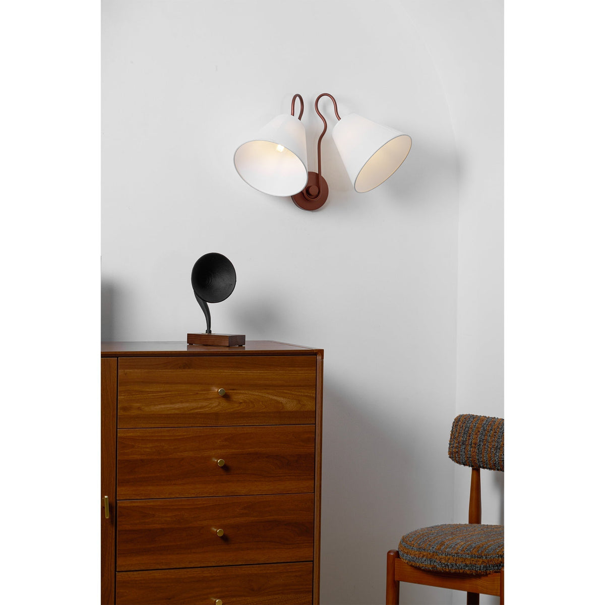 Elthayra Aplique de pared Tela Vintage Industrial