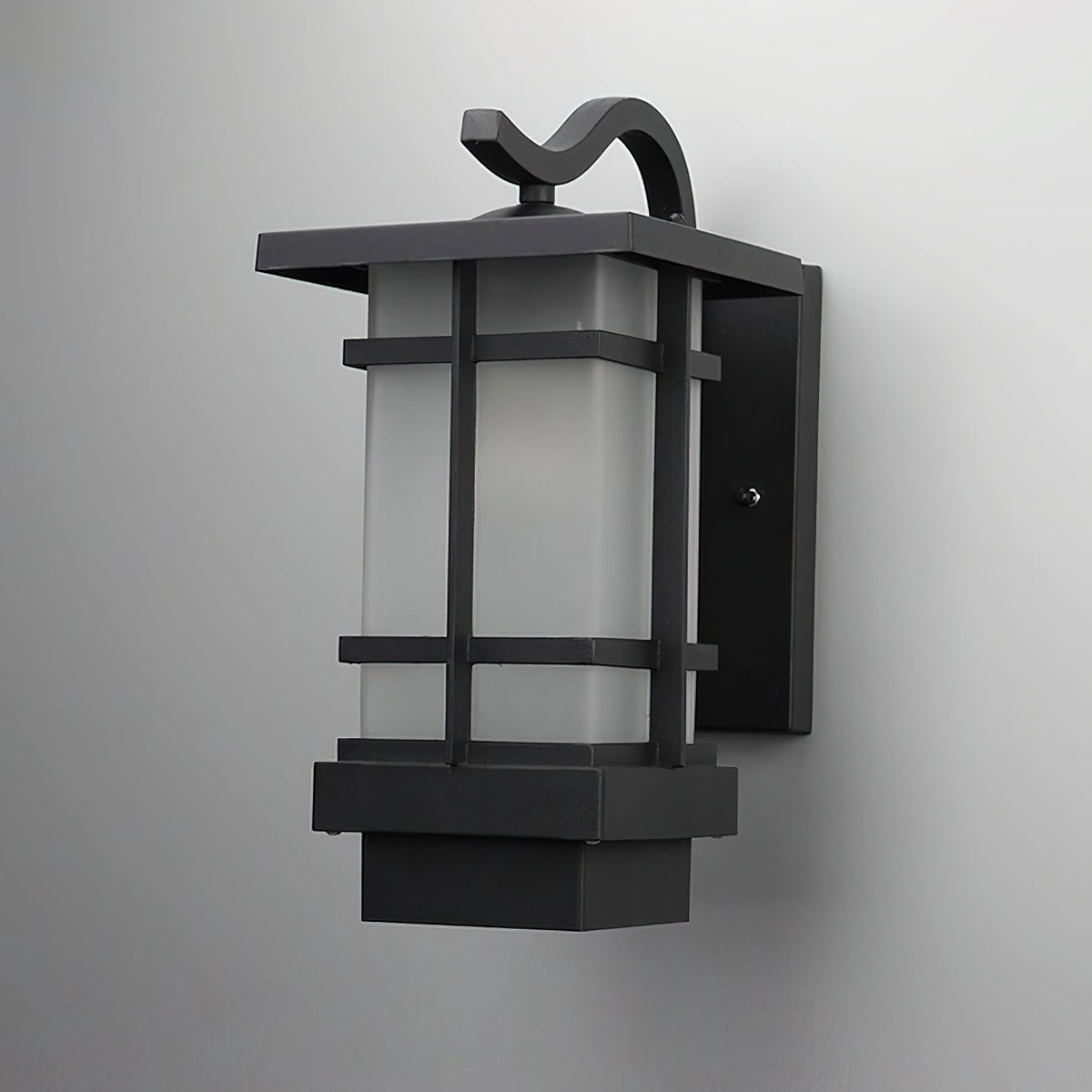 Madison aplique de pared Lámpara de pared exterior única de vidrio