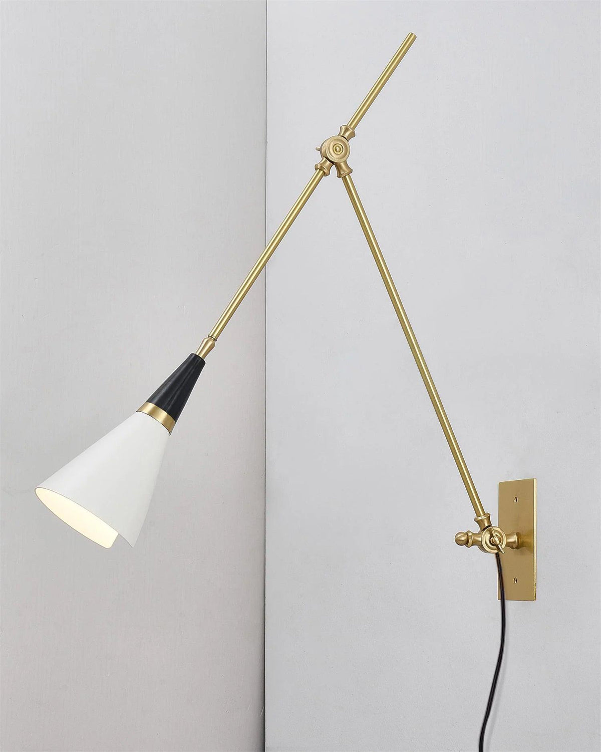Orvenia aplique de pared moderno minimalista con enchufe enchufable