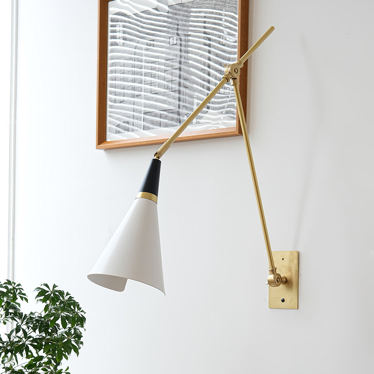 Isro aplique de pared vintage industrial de vidrio