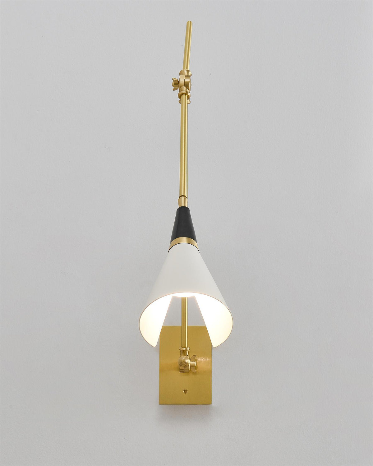 Isro aplique de pared vintage industrial de vidrio