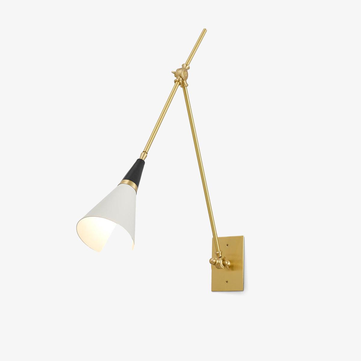 Isro aplique de pared vintage industrial de vidrio