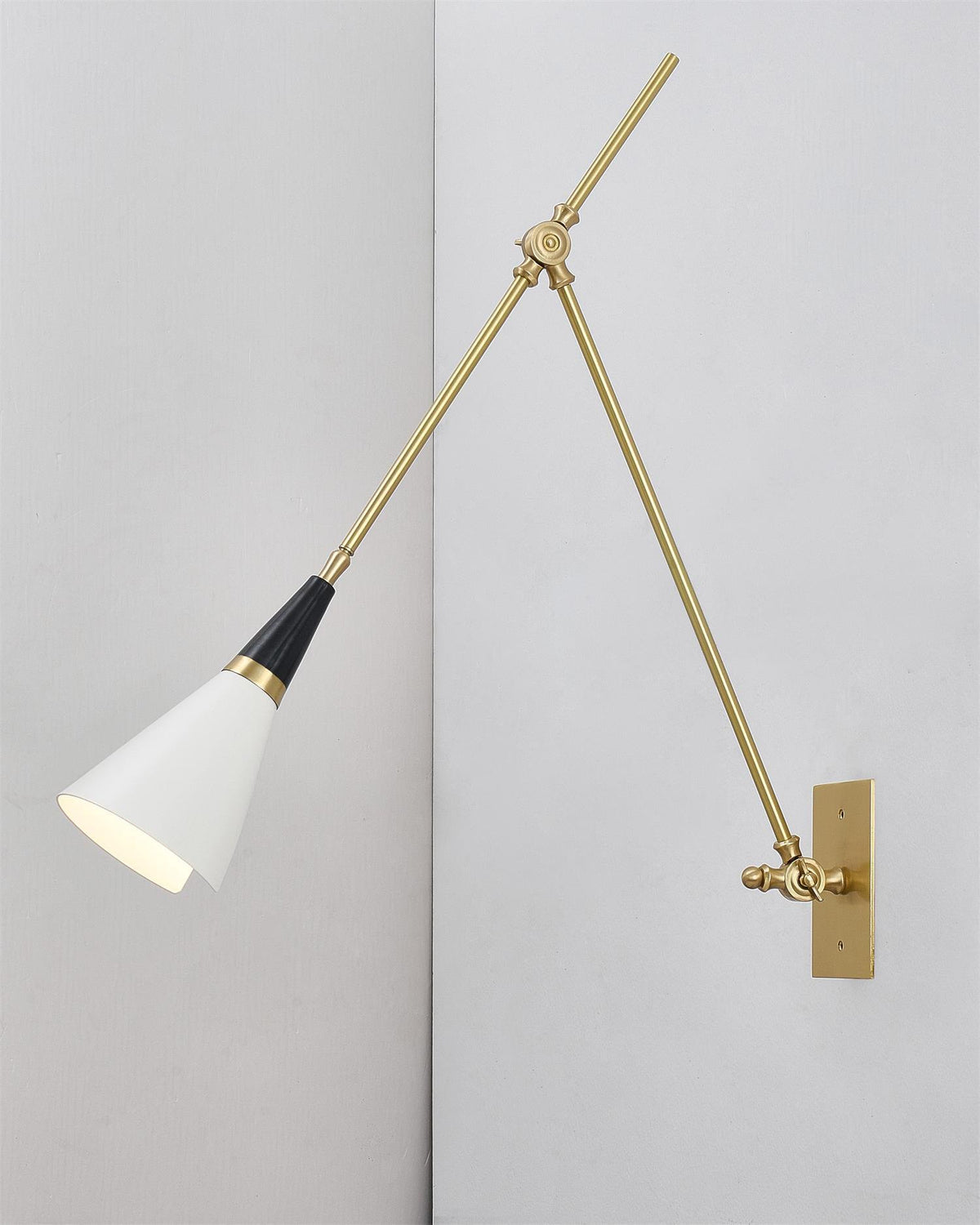 Isro aplique de pared vintage industrial de vidrio