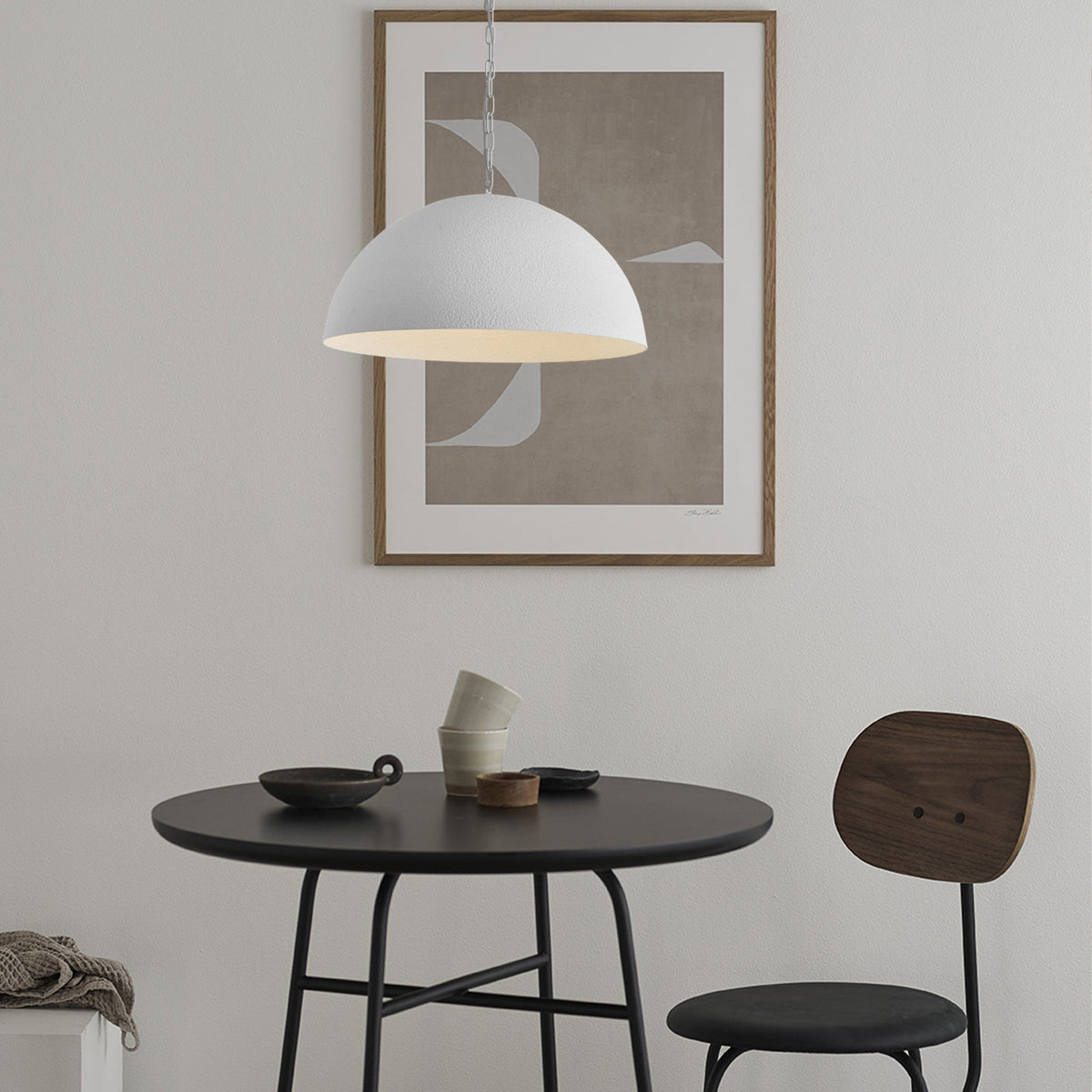 Evsola lámpara colgante moderna minimalista cúpula