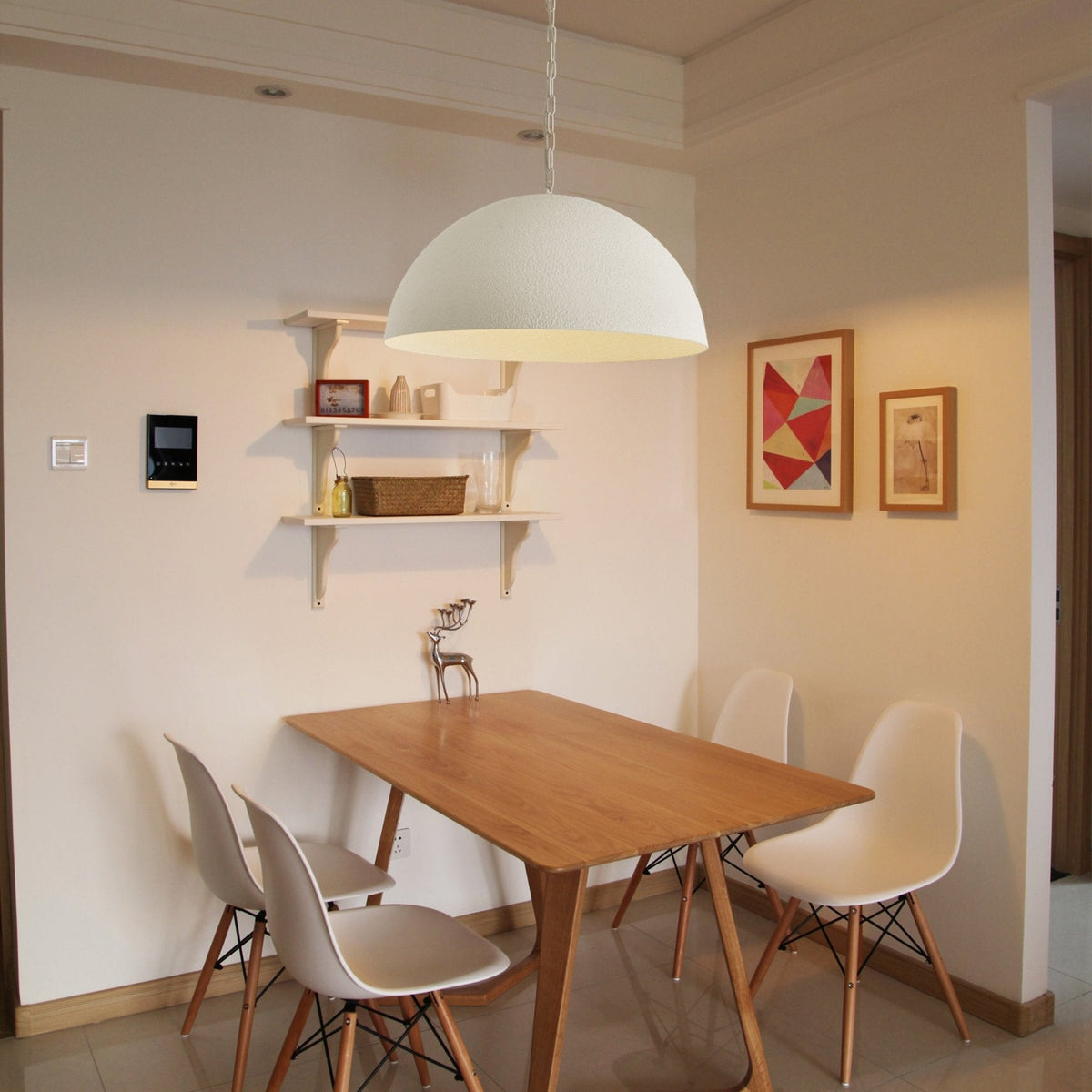 Evsola lámpara colgante moderna minimalista cúpula