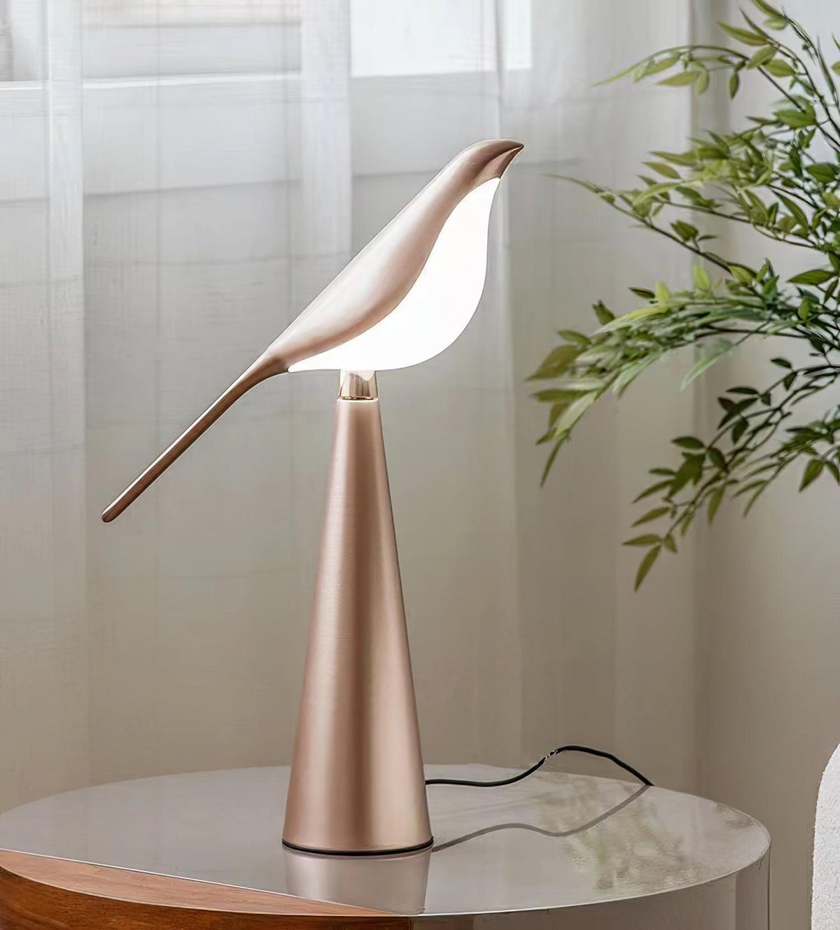Selenaine lámpara de mesa moderna